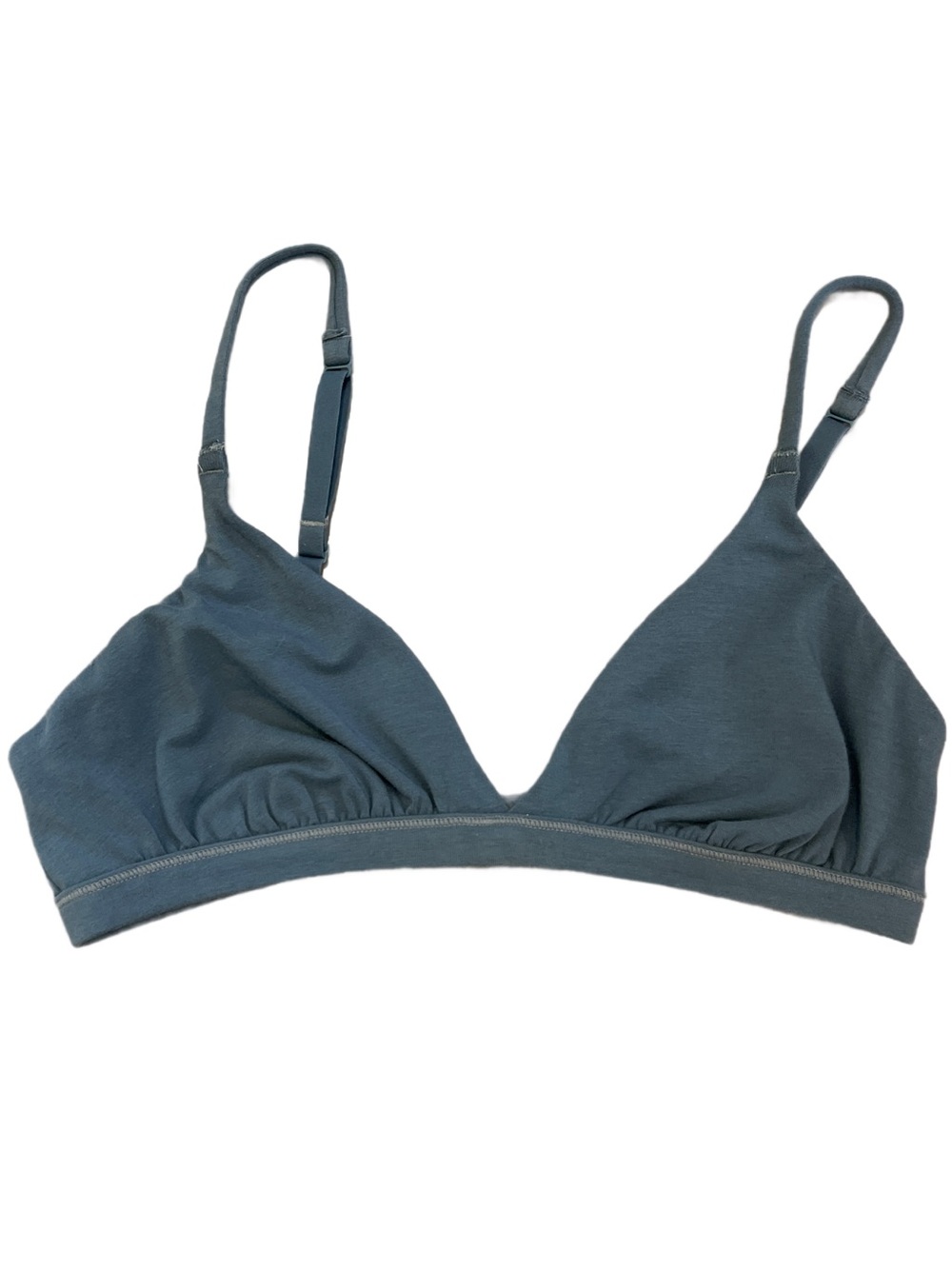 NWOT SKIMS Triangle Bralette in Slate Blue/Green